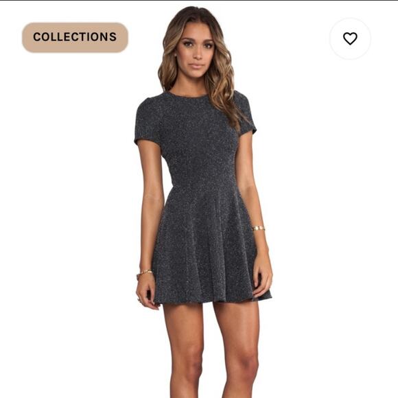 Tibi Metallic Knit Fit and Flare Dress - Picture 7 of 7